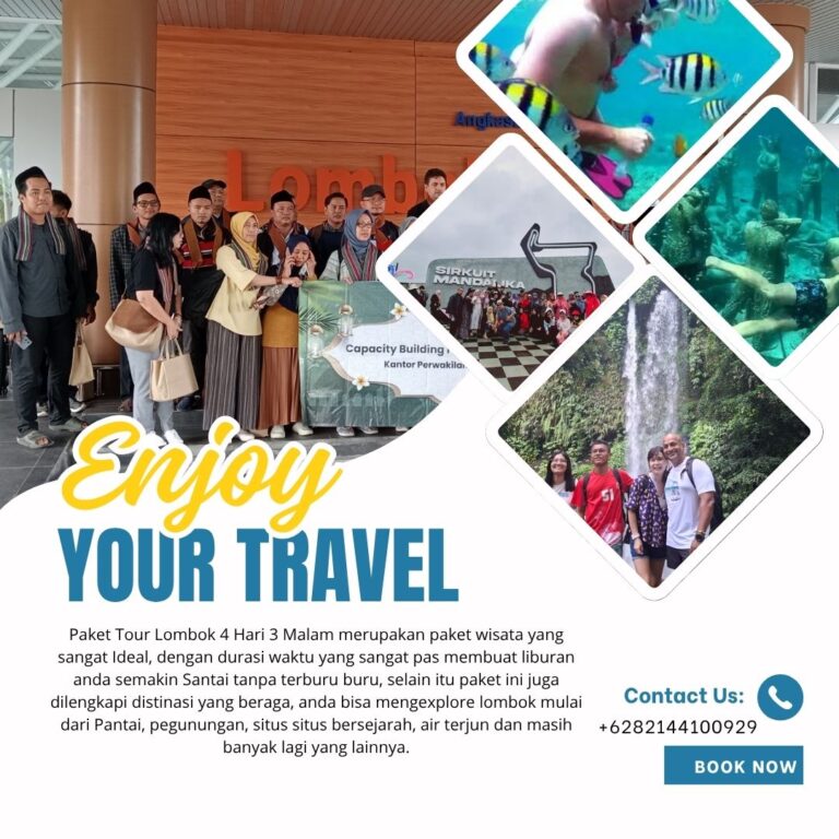PAKET WISATA 4 HARI 3 MALAM LOMBOK A | Cahaya Wisata